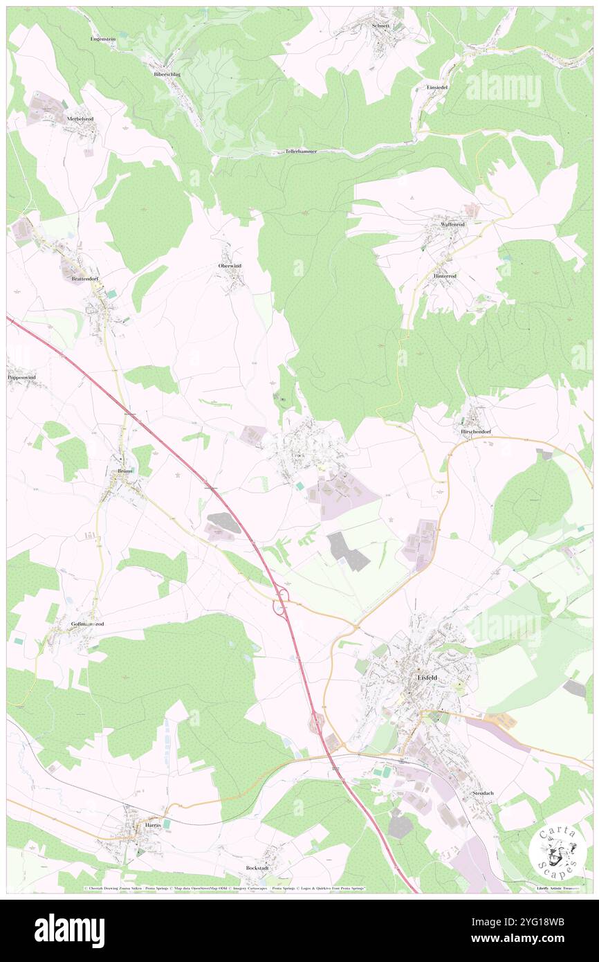 Crock, DE, Allemagne, Thuringe, N 50 27' 6'', N 10 53' 13'', carte, Carthascapes carte publiée en 2024. Explorez Cartascapes, une carte qui révèle la diversité des paysages, des cultures et des écosystèmes de la Terre. Voyage à travers le temps et l'espace, découvrir l'interconnexion du passé, du présent et de l'avenir de notre planète. Banque D'Images