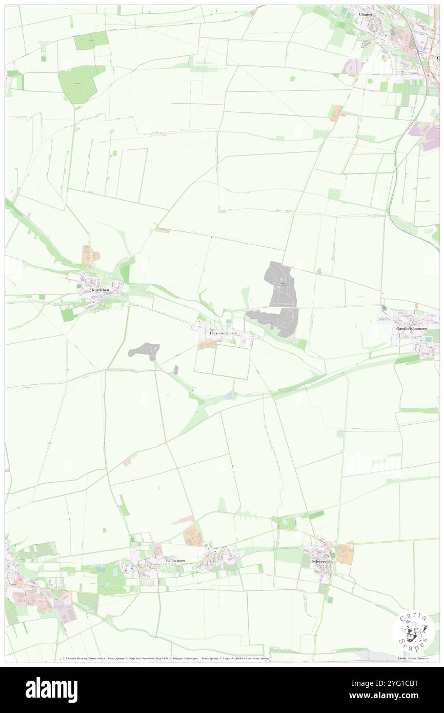 Luetzensoemmern, DE, Allemagne, Thuringe, N 51 11' 18'', N 10 53' 46'', carte, Carthascapes carte publiée en 2024. Explorez Cartascapes, une carte qui révèle la diversité des paysages, des cultures et des écosystèmes de la Terre. Voyage à travers le temps et l'espace, découvrir l'interconnexion du passé, du présent et de l'avenir de notre planète. Banque D'Images