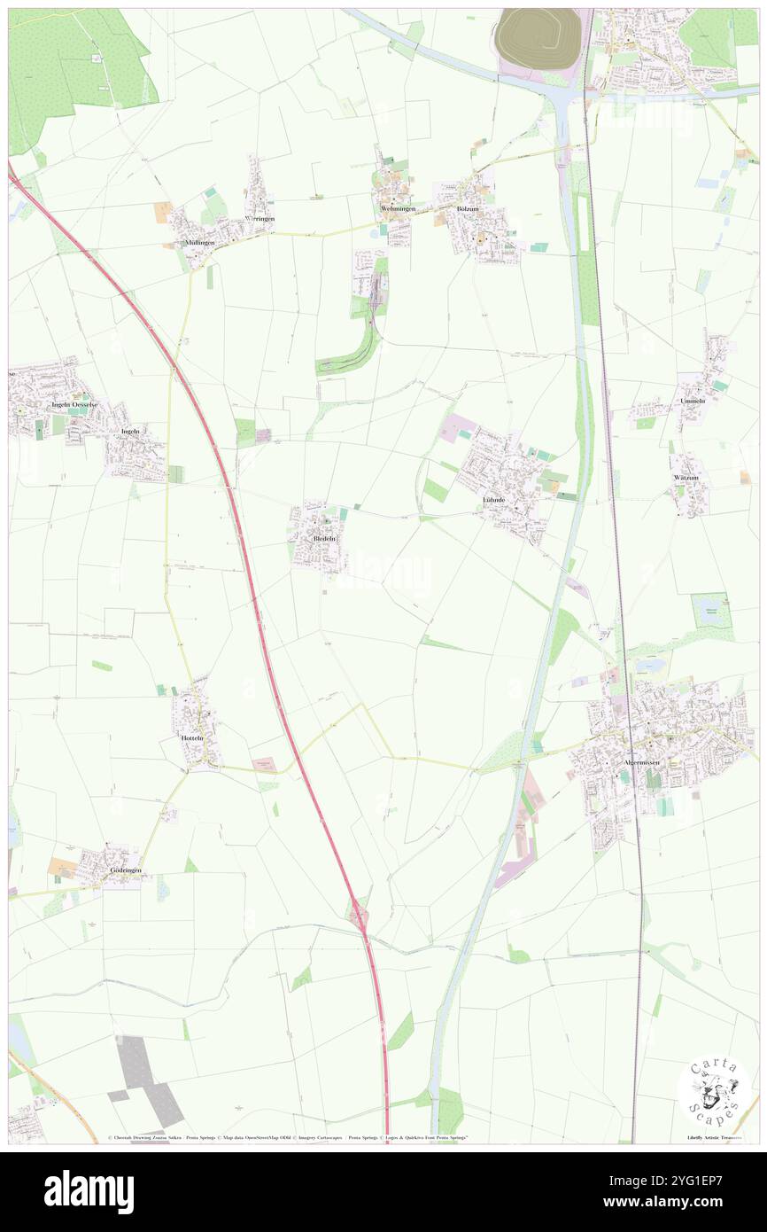 Fohrenberg, DE, Allemagne, basse-Saxe, N 52 16' 0'', N 9 55' 59'', carte, Carthascapes carte publiée en 2024. Explorez Cartascapes, une carte qui révèle la diversité des paysages, des cultures et des écosystèmes de la Terre. Voyage à travers le temps et l'espace, découvrir l'interconnexion du passé, du présent et de l'avenir de notre planète. Banque D'Images