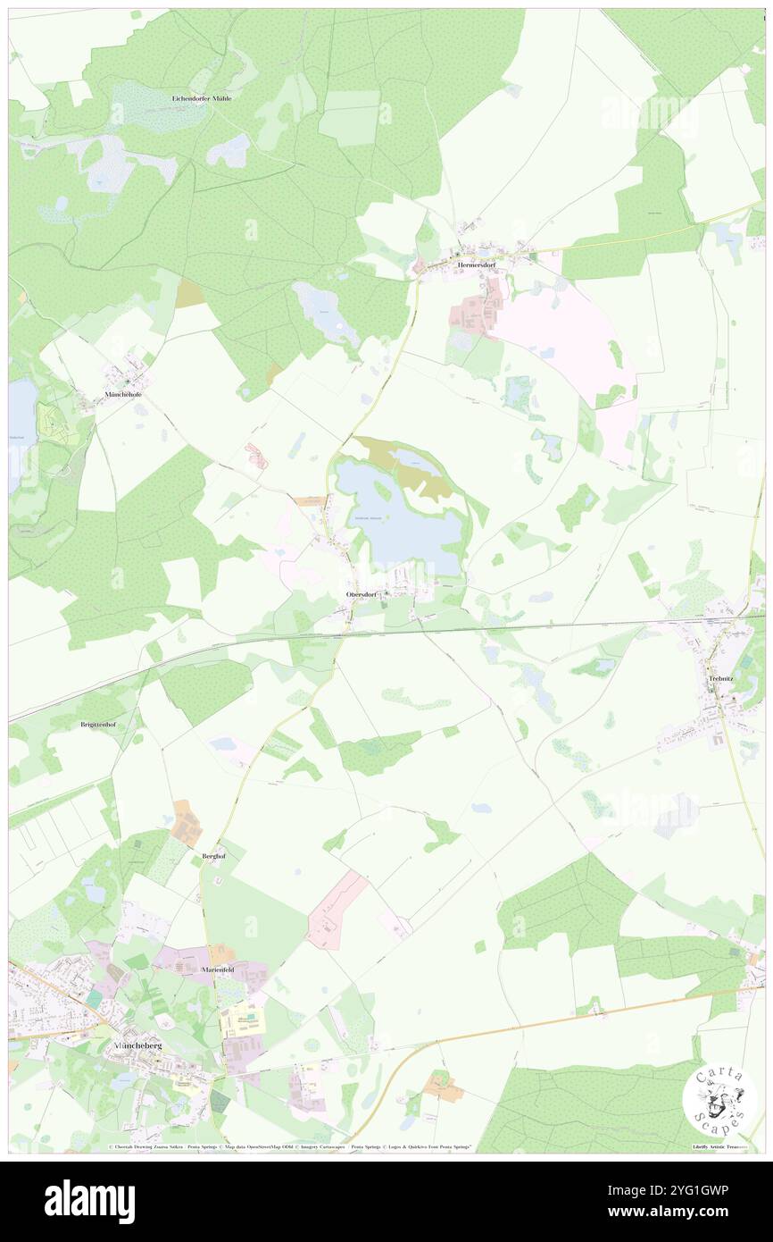 Obersdorf, DE, Allemagne, Brandebourg, N 52 32' 30'', N 14 10' 9'', carte, Carthascapes carte publiée en 2024. Explorez Cartascapes, une carte qui révèle la diversité des paysages, des cultures et des écosystèmes de la Terre. Voyage à travers le temps et l'espace, découvrir l'interconnexion du passé, du présent et de l'avenir de notre planète. Banque D'Images