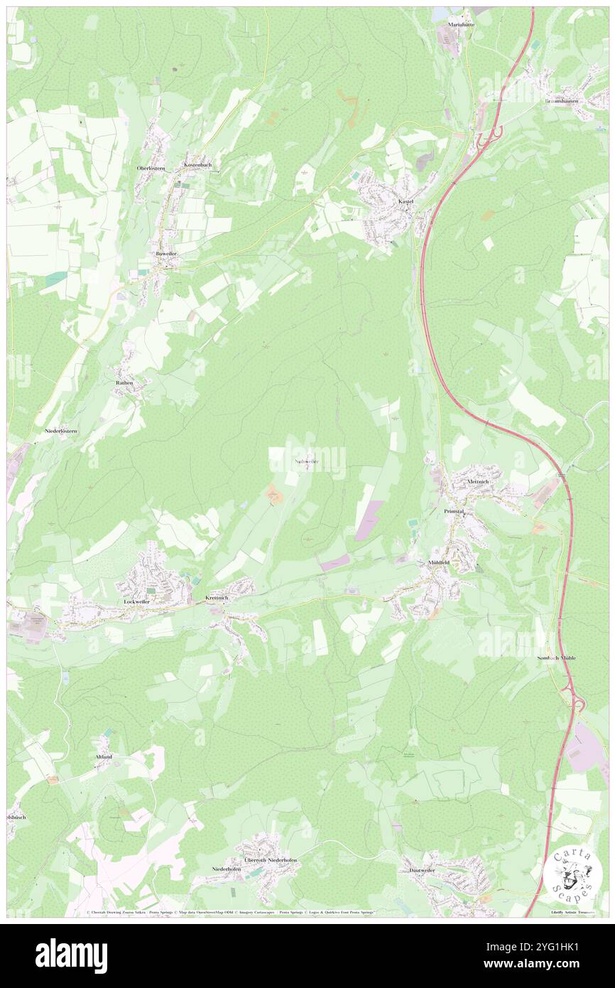 Nuhweiler, DE, Allemagne, Sarre, N 49 32' 34'', N 6 57' 6'', carte, Carthascapes carte publiée en 2024. Explorez Cartascapes, une carte qui révèle la diversité des paysages, des cultures et des écosystèmes de la Terre. Voyage à travers le temps et l'espace, découvrir l'interconnexion du passé, du présent et de l'avenir de notre planète. Banque D'Images