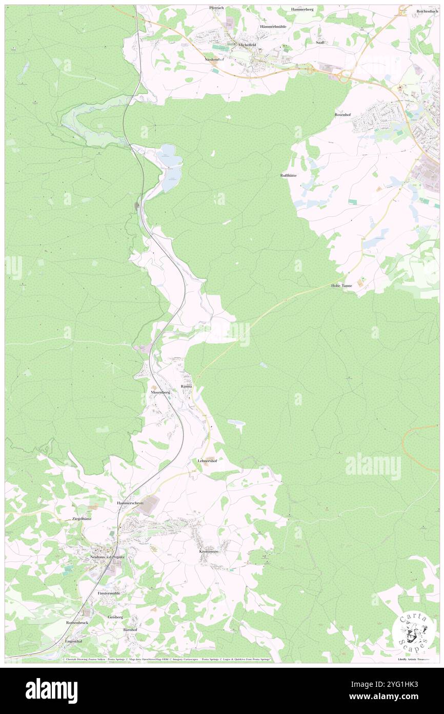 Rauhenstein, Haut-Palatinat, Allemagne, Bavière, n 49 39' 41'', N 11 34' 41'', carte, Cartascapes carte publiée en 2024. Explorez Cartascapes, une carte qui révèle la diversité des paysages, des cultures et des écosystèmes de la Terre. Voyage à travers le temps et l'espace, découvrir l'interconnexion du passé, du présent et de l'avenir de notre planète. Banque D'Images