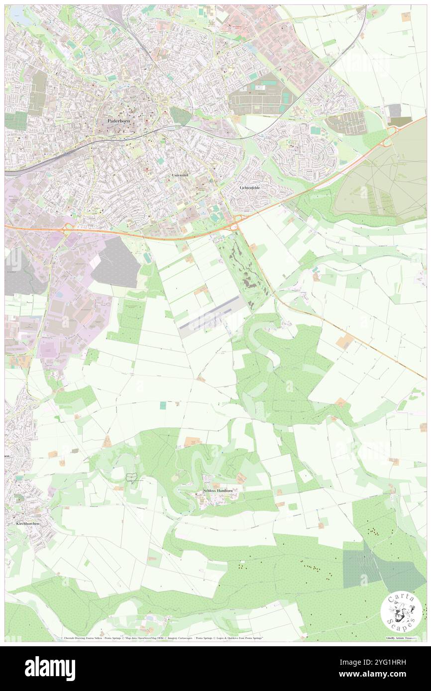 Paderborn-Haxterberg, Regierungsbezirk Detmold, DE, Allemagne, Rhénanie-du-Nord-Westphalie, n 51 41' 15'', N 8 46' 32'', carte, Carthascapes carte publiée en 2024. Explorez Cartascapes, une carte qui révèle la diversité des paysages, des cultures et des écosystèmes de la Terre. Voyage à travers le temps et l'espace, découvrir l'interconnexion du passé, du présent et de l'avenir de notre planète. Banque D'Images