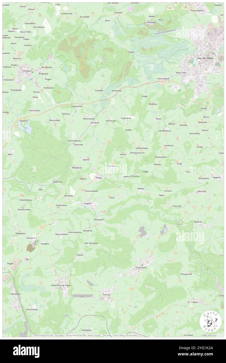 Gestratz, Souabe, DE, Allemagne, Bavière, n 47 38' 59'', N 9 58' 59'', carte, Cartascapes carte publiée en 2024. Explorez Cartascapes, une carte qui révèle la diversité des paysages, des cultures et des écosystèmes de la Terre. Voyage à travers le temps et l'espace, découvrir l'interconnexion du passé, du présent et de l'avenir de notre planète. Banque D'Images