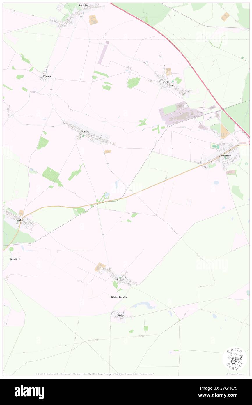 Bahnhof Gottberg, DE, Allemagne, Brandebourg, N 52 53' 40'', N 12 41' 7'', map, Carthascapes carte publiée en 2024. Explorez Cartascapes, une carte qui révèle la diversité des paysages, des cultures et des écosystèmes de la Terre. Voyage à travers le temps et l'espace, découvrir l'interconnexion du passé, du présent et de l'avenir de notre planète. Banque D'Images