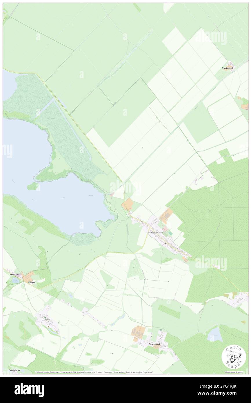 Heinrichswalde, DE, Allemagne, Mecklembourg-Poméranie occidentale, N 53 36' 40'', N 13 33' 24'', carte, Carthascapes carte publiée en 2024. Explorez Cartascapes, une carte qui révèle la diversité des paysages, des cultures et des écosystèmes de la Terre. Voyage à travers le temps et l'espace, découvrir l'interconnexion du passé, du présent et de l'avenir de notre planète. Banque D'Images