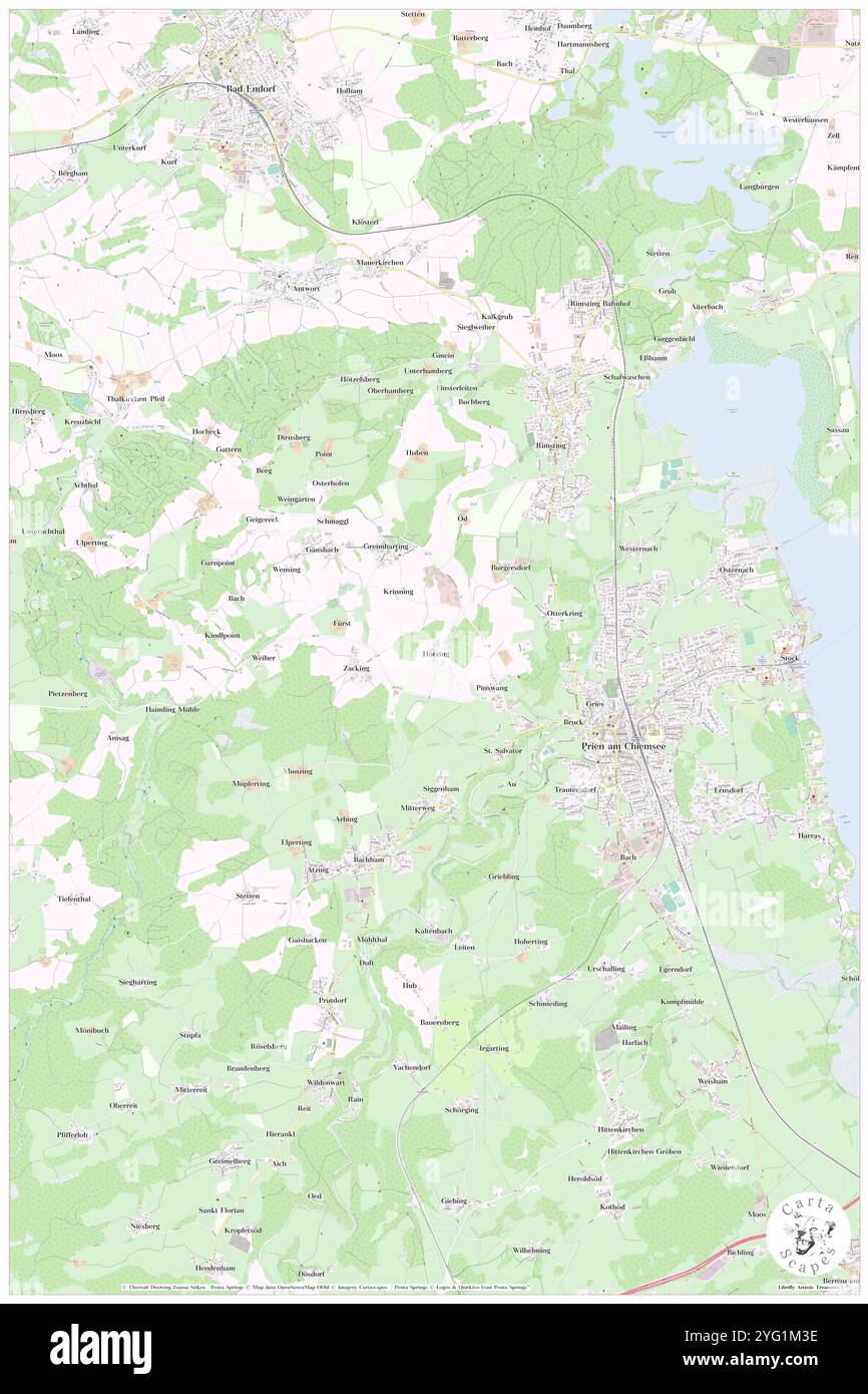 Horzing, haute-Bavière, DE, Allemagne, Bavière, n 47 51' 41'', N 12 19' 23'', carte, Cartascapes carte publiée en 2024. Explorez Cartascapes, une carte qui révèle la diversité des paysages, des cultures et des écosystèmes de la Terre. Voyage à travers le temps et l'espace, découvrir l'interconnexion du passé, du présent et de l'avenir de notre planète. Banque D'Images