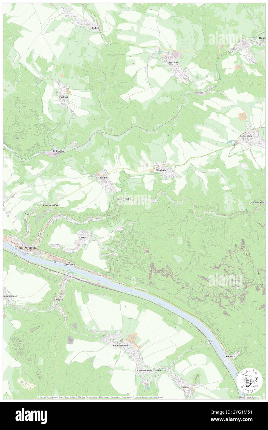 Kirnitzsch, DE, Allemagne, Saxe, N 50 55' 45'', N 14 11' 39'', carte, Carthascapes carte publiée en 2024. Explorez Cartascapes, une carte qui révèle la diversité des paysages, des cultures et des écosystèmes de la Terre. Voyage à travers le temps et l'espace, découvrir l'interconnexion du passé, du présent et de l'avenir de notre planète. Banque D'Images