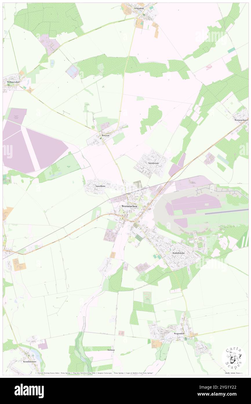 Amselhain, DE, Allemagne, Brandebourg, N 52 38' 15'', N 13 43' 57'', carte, Carthascapes carte publiée en 2024. Explorez Cartascapes, une carte qui révèle la diversité des paysages, des cultures et des écosystèmes de la Terre. Voyage à travers le temps et l'espace, découvrir l'interconnexion du passé, du présent et de l'avenir de notre planète. Banque D'Images