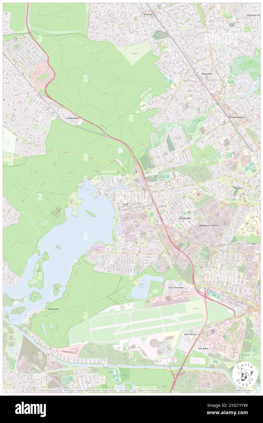 Alt Tegel, DE, Allemagne, Berlin, N 52 35' 19'', N 13 16' 53'', carte, Carthascapes carte publiée en 2024. Explorez Cartascapes, une carte qui révèle la diversité des paysages, des cultures et des écosystèmes de la Terre. Voyage à travers le temps et l'espace, découvrir l'interconnexion du passé, du présent et de l'avenir de notre planète. Banque D'Images