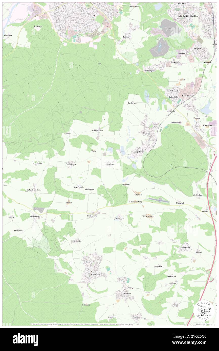 Kurnberg, Haut-Palatinat, Allemagne, Bavière, n 49 9' 11'', N 12 3' 32'', carte, Carthascapes carte publiée en 2024. Explorez Cartascapes, une carte qui révèle la diversité des paysages, des cultures et des écosystèmes de la Terre. Voyage à travers le temps et l'espace, découvrir l'interconnexion du passé, du présent et de l'avenir de notre planète. Banque D'Images