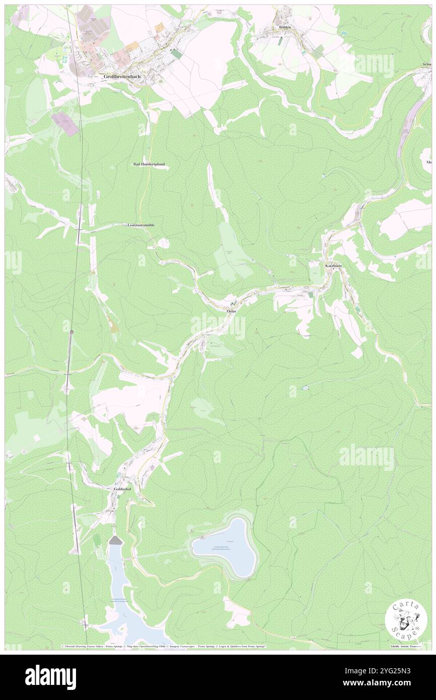 Schwaegerhammer, DE, Allemagne, Thuringe, N 50 32' 34'', N 11 1' 37'', map, Carthascapes map publié en 2024. Explorez Cartascapes, une carte qui révèle la diversité des paysages, des cultures et des écosystèmes de la Terre. Voyage à travers le temps et l'espace, découvrir l'interconnexion du passé, du présent et de l'avenir de notre planète. Banque D'Images