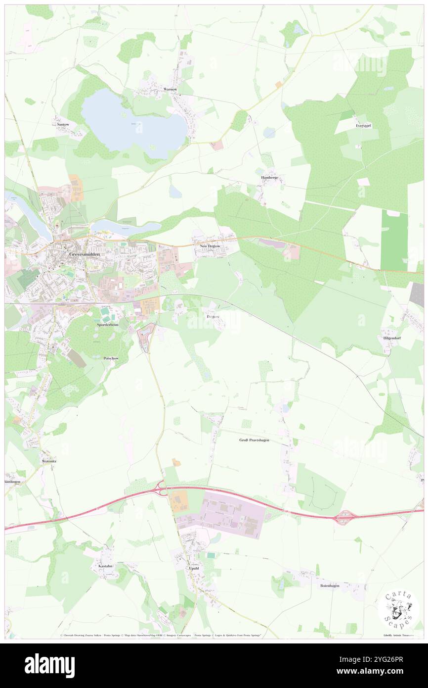 Degtow, DE, Allemagne, Mecklembourg-Poméranie occidentale, N 53 51' 17'', N 11 13' 15'', map, Carthascapes carte publiée en 2024. Explorez Cartascapes, une carte qui révèle la diversité des paysages, des cultures et des écosystèmes de la Terre. Voyage à travers le temps et l'espace, découvrir l'interconnexion du passé, du présent et de l'avenir de notre planète. Banque D'Images