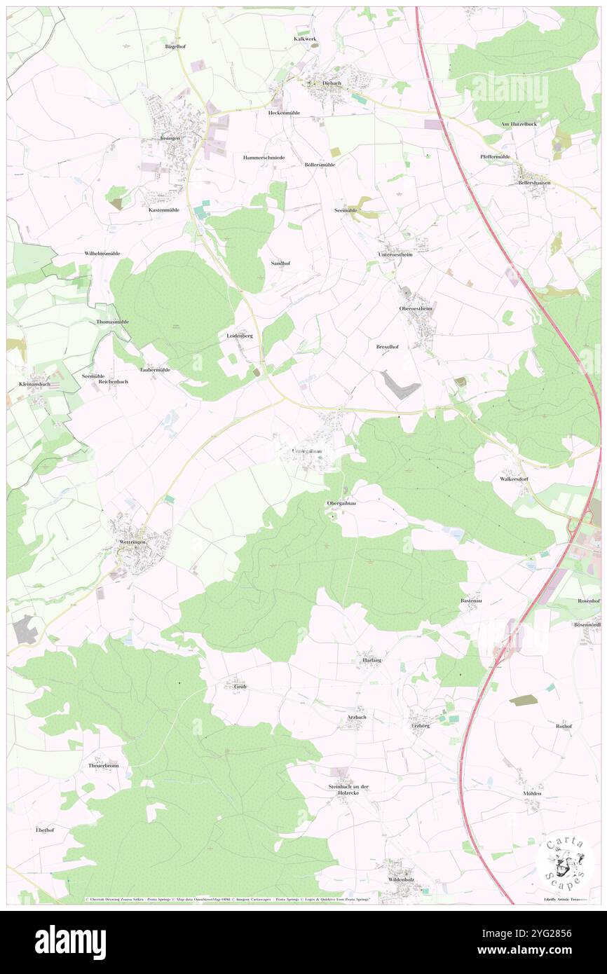 Untergailnau, Regierungsbezirk Mittelfranken, DE, Allemagne, Bavière, n 49 16' 5'', N 10 11' 9'', carte, Cartascapes carte publiée en 2024. Explorez Cartascapes, une carte qui révèle la diversité des paysages, des cultures et des écosystèmes de la Terre. Voyage à travers le temps et l'espace, découvrir l'interconnexion du passé, du présent et de l'avenir de notre planète. Banque D'Images