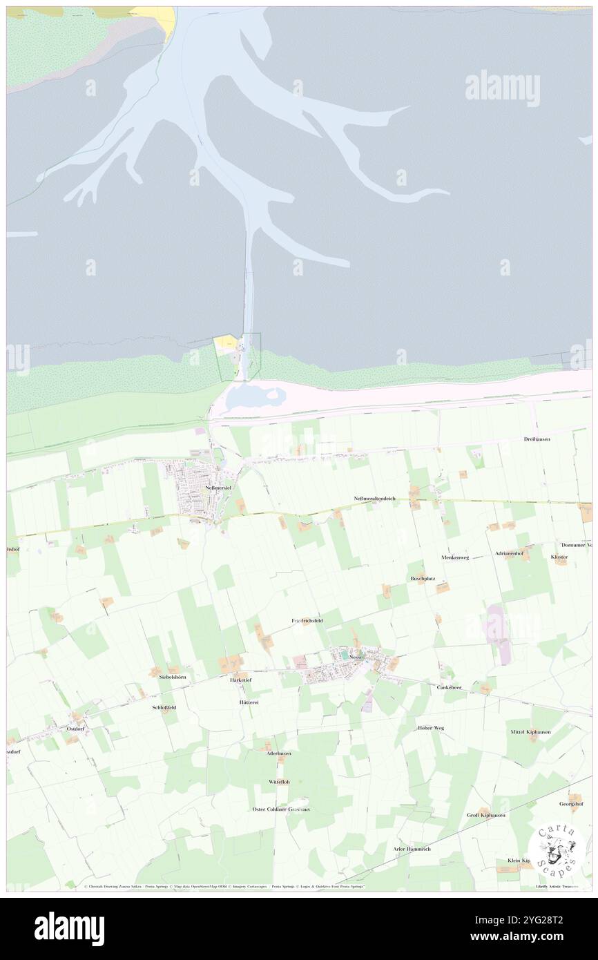 Nessmerpolder, DE, Allemagne, basse-Saxe, N 53 40' 30'', N 7 22' 11'', carte, Carthascapes carte publiée en 2024. Explorez Cartascapes, une carte qui révèle la diversité des paysages, des cultures et des écosystèmes de la Terre. Voyage à travers le temps et l'espace, découvrir l'interconnexion du passé, du présent et de l'avenir de notre planète. Banque D'Images