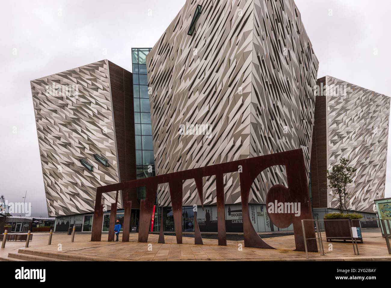 IRLANDE DU NORD, BELFAST, TITANIC MUSEUM BELFAST Banque D'Images