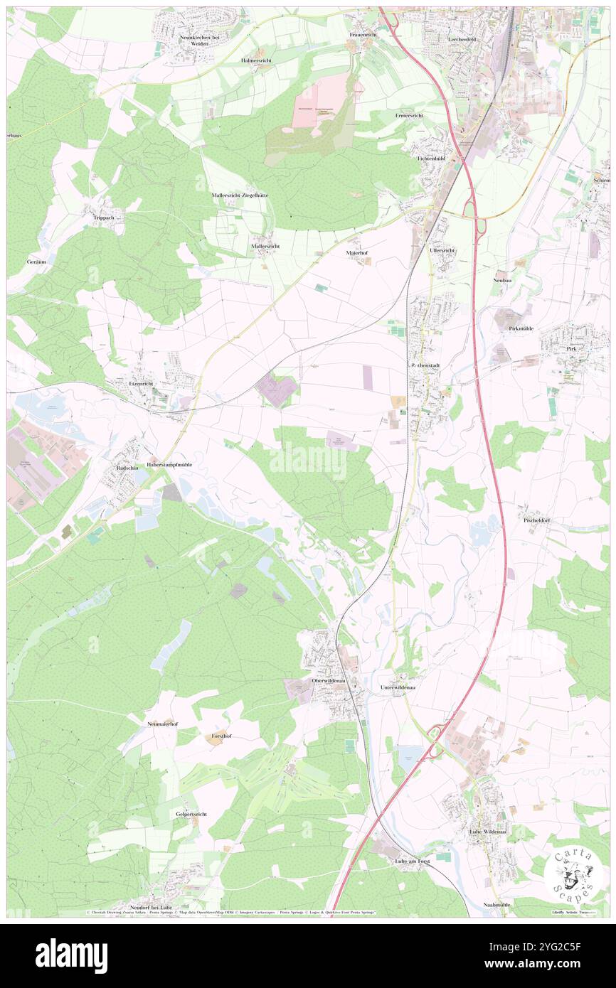 Naabberg, DE, Allemagne, Bavière, N 49 37' 23'', N 12 7' 12'', carte, Carthascapes carte publiée en 2024. Explorez Cartascapes, une carte qui révèle la diversité des paysages, des cultures et des écosystèmes de la Terre. Voyage à travers le temps et l'espace, découvrir l'interconnexion du passé, du présent et de l'avenir de notre planète. Banque D'Images