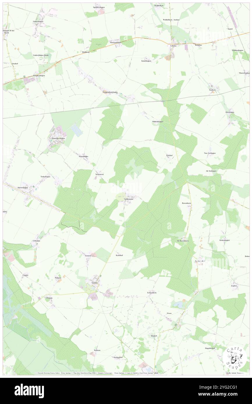 Schlemmin, DE, Allemagne, Mecklembourg-Poméranie occidentale, N 53 52' 6'', N 11 51' 42'', carte, Carthascapes carte publiée en 2024. Explorez Cartascapes, une carte qui révèle la diversité des paysages, des cultures et des écosystèmes de la Terre. Voyage à travers le temps et l'espace, découvrir l'interconnexion du passé, du présent et de l'avenir de notre planète. Banque D'Images