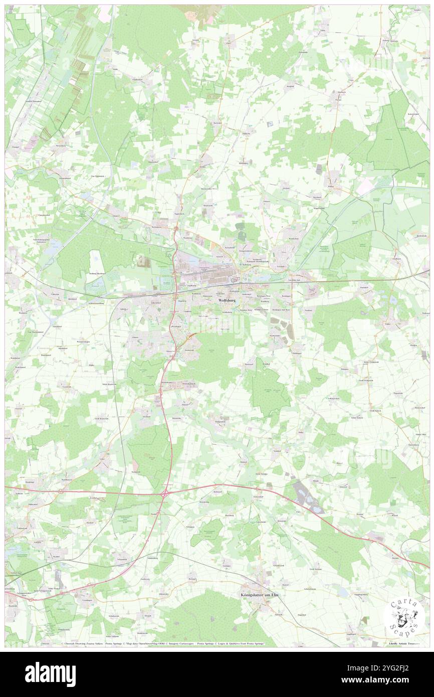 Wolfsburg, DE, Allemagne, basse-Saxe, N 52 25' 28'', N 10 46' 53'', carte, Carthascapes carte publiée en 2024. Explorez Cartascapes, une carte qui révèle la diversité des paysages, des cultures et des écosystèmes de la Terre. Voyage à travers le temps et l'espace, découvrir l'interconnexion du passé, du présent et de l'avenir de notre planète. Banque D'Images