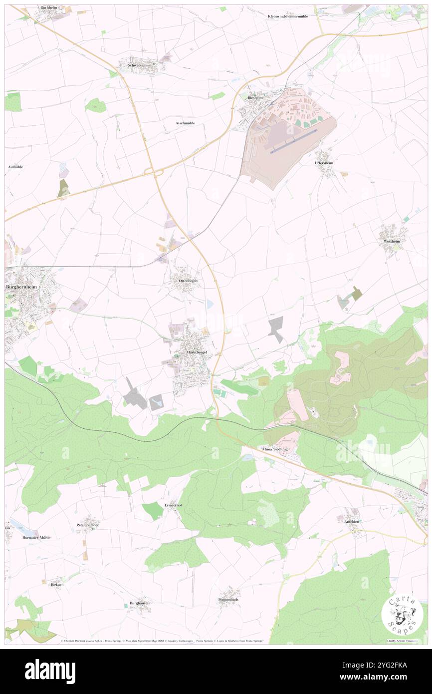 Marktbergel, Regierungsbezirk Mittelfranken, DE, Allemagne, Bavière, n 49 26' 29'', N 10 21' 48'', carte, Cartascapes carte publiée en 2024. Explorez Cartascapes, une carte qui révèle la diversité des paysages, des cultures et des écosystèmes de la Terre. Voyage à travers le temps et l'espace, découvrir l'interconnexion du passé, du présent et de l'avenir de notre planète. Banque D'Images