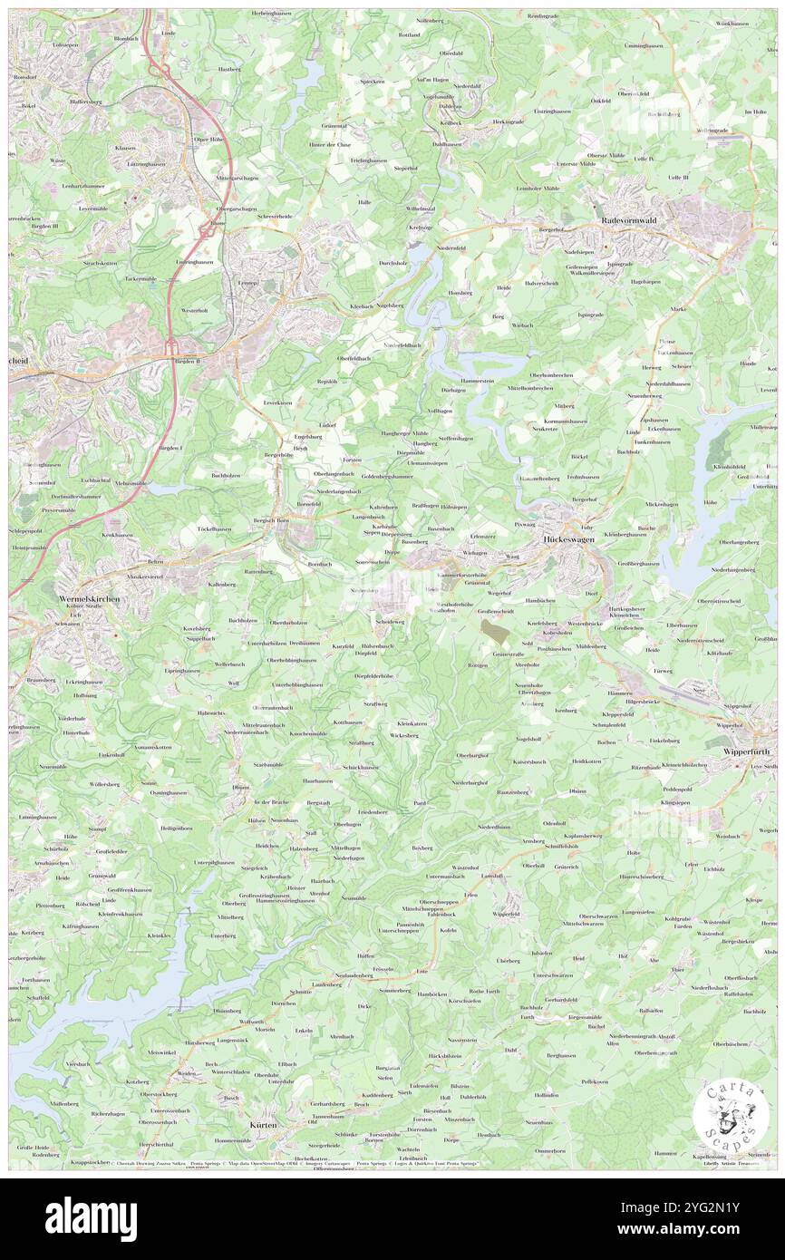 Winterhagen, Regierungsbezirk Köln, DE, Allemagne, Rhénanie-du-Nord-Westphalie, n 51 8' 31'', N 7 17' 57'', carte, Carthascapes carte publiée en 2024. Explorez Cartascapes, une carte qui révèle la diversité des paysages, des cultures et des écosystèmes de la Terre. Voyage à travers le temps et l'espace, découvrir l'interconnexion du passé, du présent et de l'avenir de notre planète. Banque D'Images