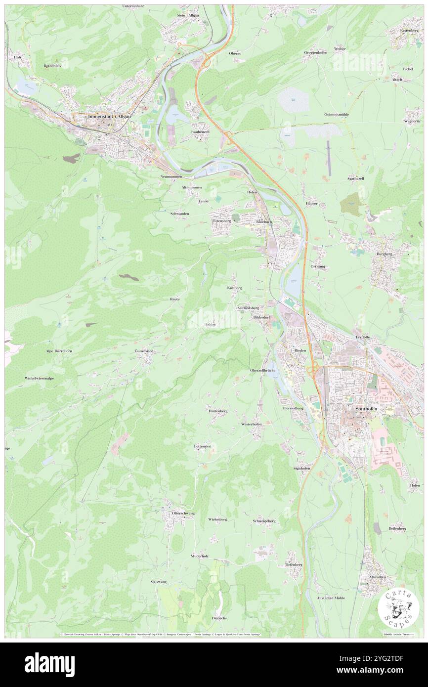 Halden, Souabe, DE, Allemagne, Bavière, n 47 31' 39'', N 10 14' 43'', carte, Carthascapes carte publiée en 2024. Explorez Cartascapes, une carte qui révèle la diversité des paysages, des cultures et des écosystèmes de la Terre. Voyage à travers le temps et l'espace, découvrir l'interconnexion du passé, du présent et de l'avenir de notre planète. Banque D'Images