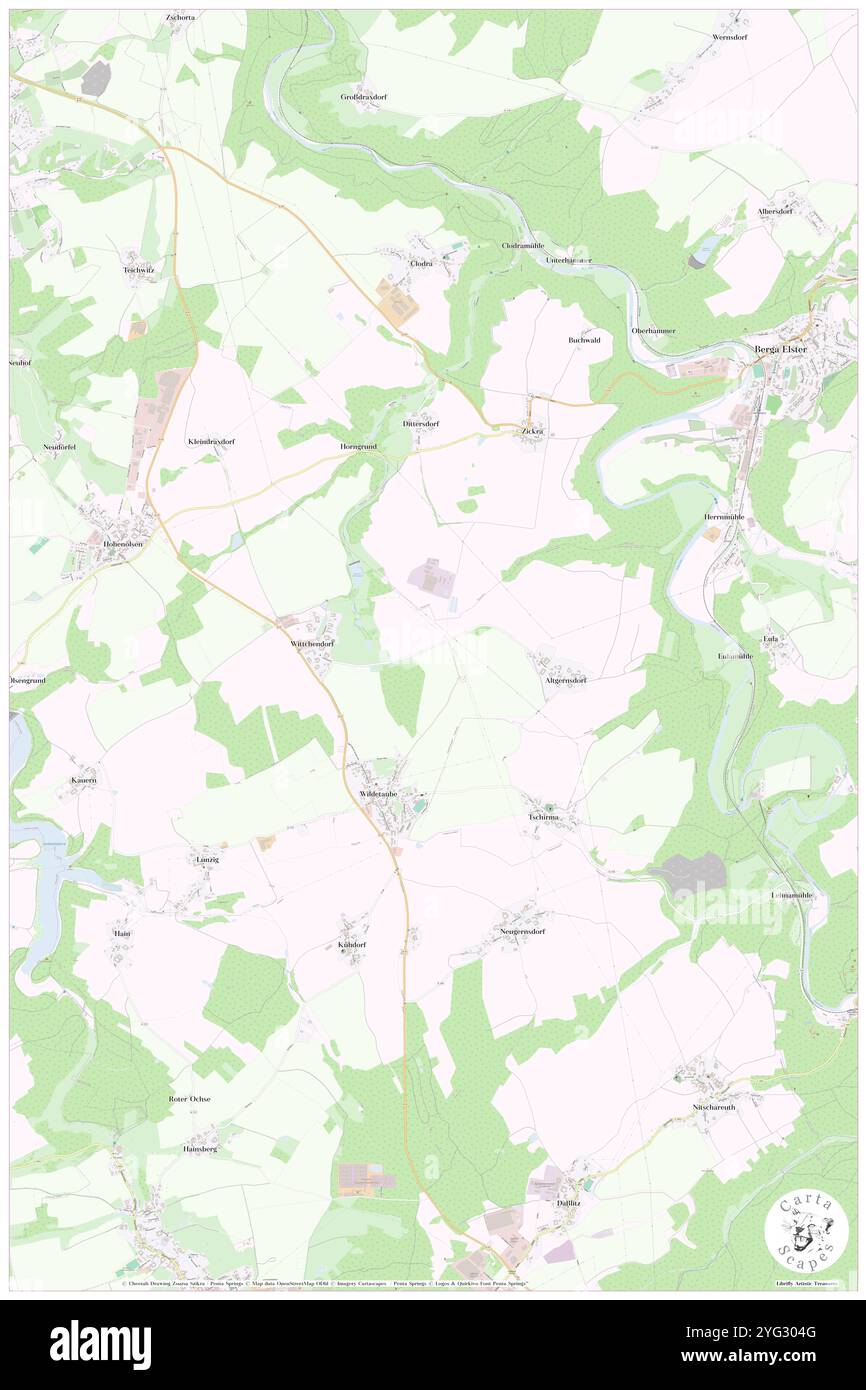 Wildetaube, DE, Allemagne, Thuringe, N 50 43' 0'', N 12 7' 0'', carte, Carthascapes carte publiée en 2024. Explorez Cartascapes, une carte qui révèle la diversité des paysages, des cultures et des écosystèmes de la Terre. Voyage à travers le temps et l'espace, découvrir l'interconnexion du passé, du présent et de l'avenir de notre planète. Banque D'Images