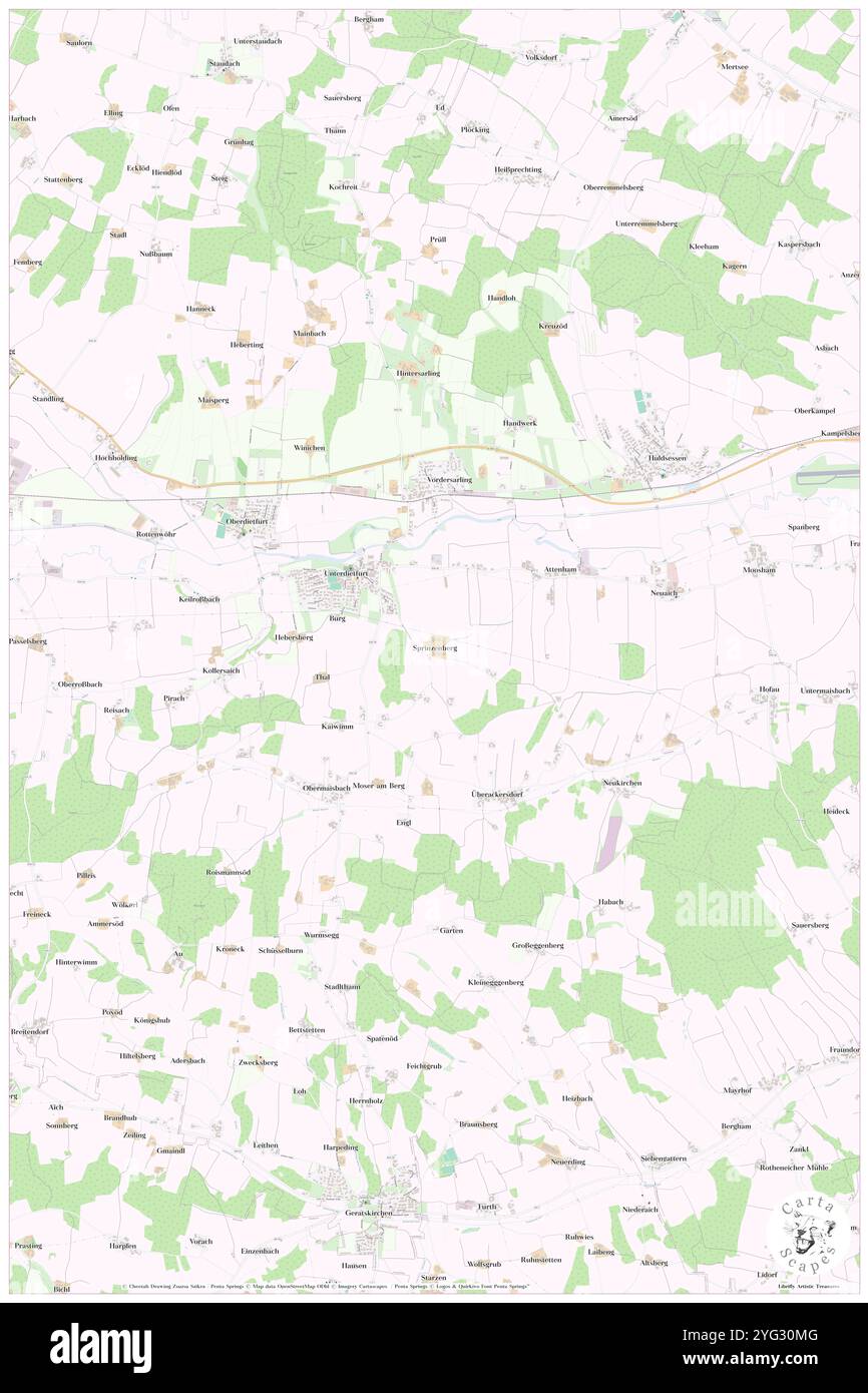 Sprinzenberg, basse-Bavière, DE, Allemagne, Bavière, n 48 22' 54'', N 12 40' 11'', carte, Carthascapes carte publiée en 2024. Explorez Cartascapes, une carte qui révèle la diversité des paysages, des cultures et des écosystèmes de la Terre. Voyage à travers le temps et l'espace, découvrir l'interconnexion du passé, du présent et de l'avenir de notre planète. Banque D'Images