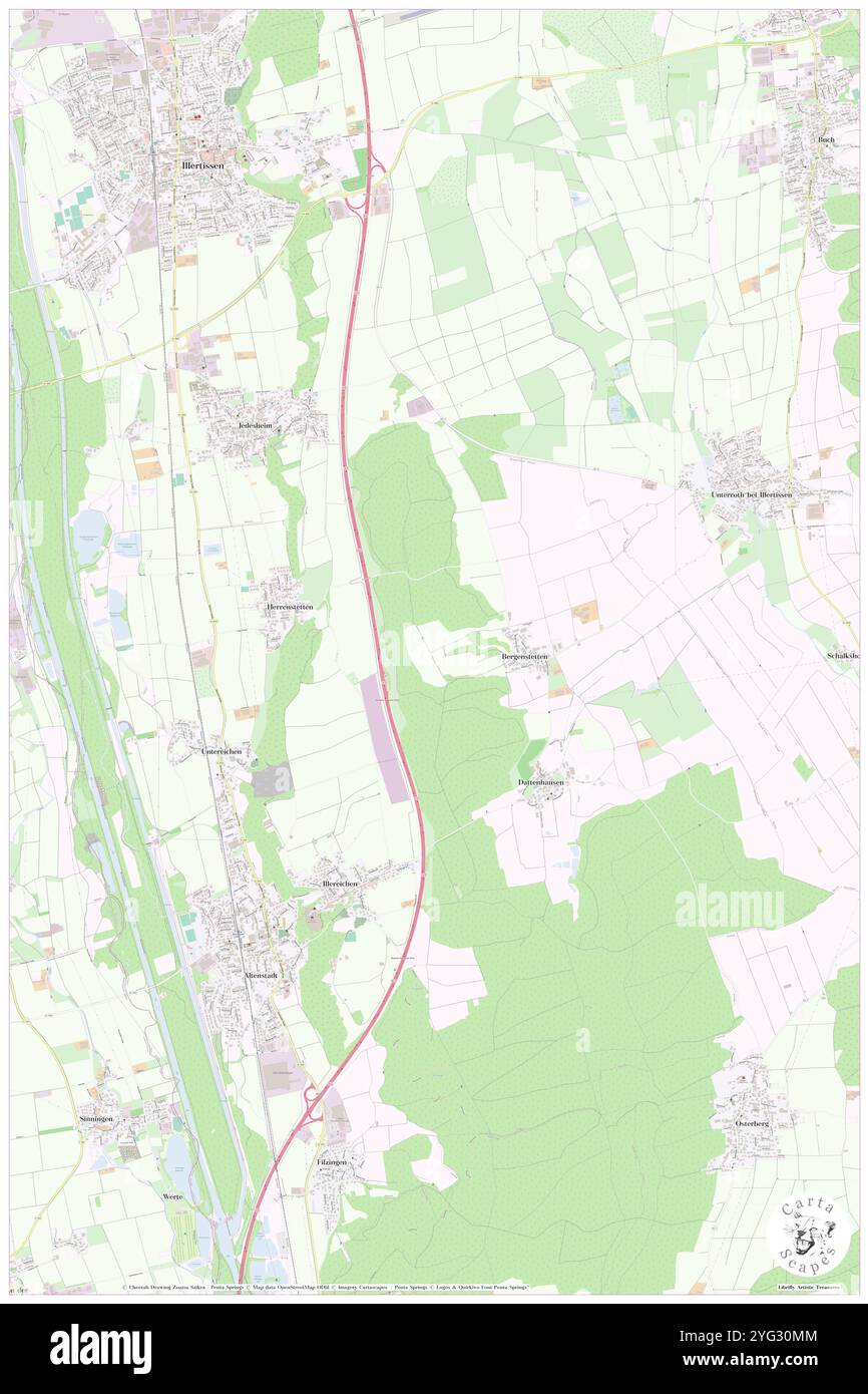 Tannenbuhl, DE, Allemagne, Bavière, N 48 10' 59'', N 10 7' 59'', carte, Carthascapes carte publiée en 2024. Explorez Cartascapes, une carte qui révèle la diversité des paysages, des cultures et des écosystèmes de la Terre. Voyage à travers le temps et l'espace, découvrir l'interconnexion du passé, du présent et de l'avenir de notre planète. Banque D'Images