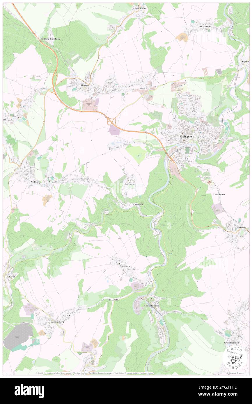 Schloesschen, DE, Allemagne, Saxe, N 50 44' 0'', N 13 2' 42'', carte, Carthascapes carte publiée en 2024. Explorez Cartascapes, une carte qui révèle la diversité des paysages, des cultures et des écosystèmes de la Terre. Voyage à travers le temps et l'espace, découvrir l'interconnexion du passé, du présent et de l'avenir de notre planète. Banque D'Images