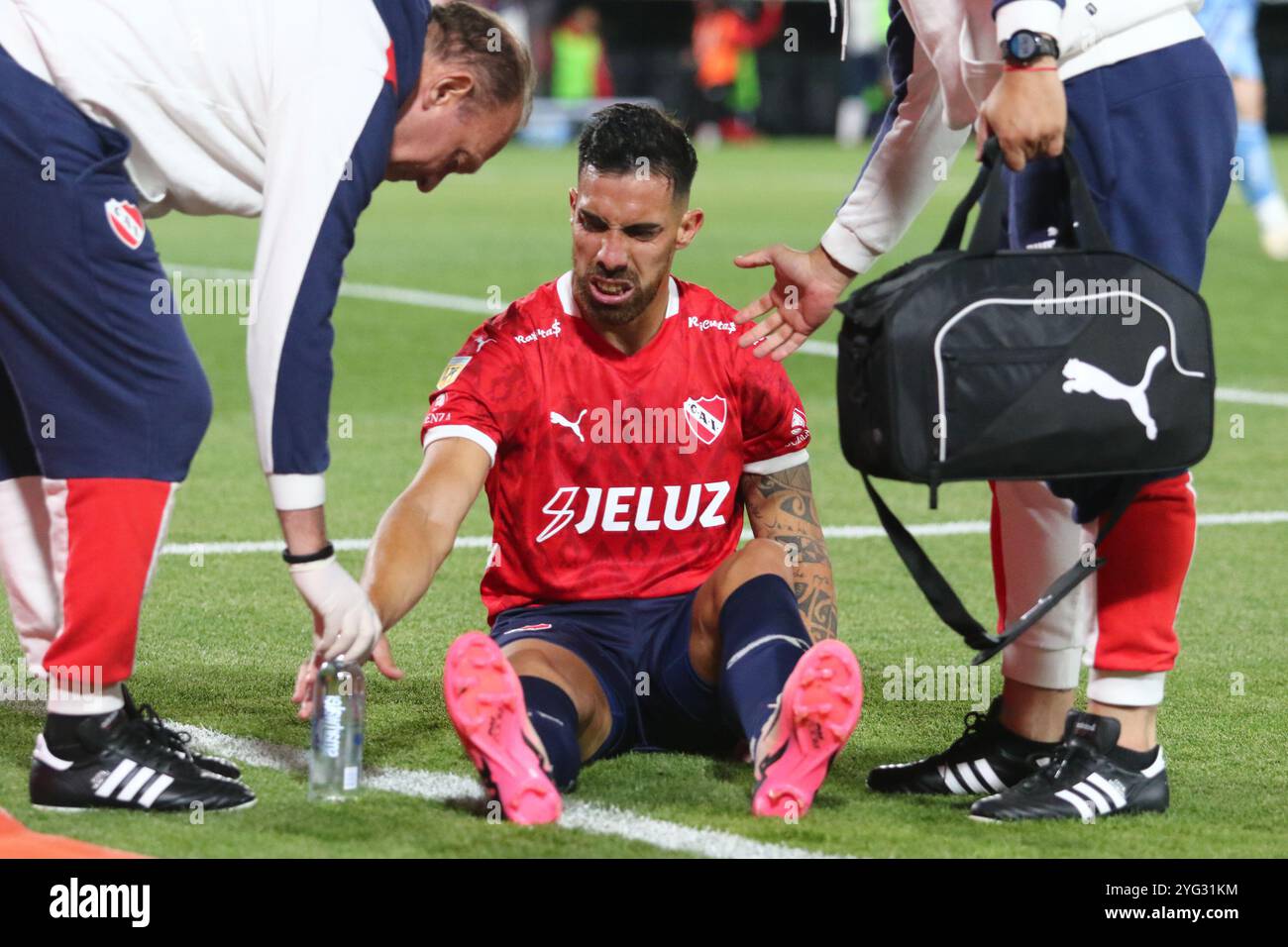 Argentine. 05 novembre 2024. Buenos Aires, 05.11.2024, Gabriel Avalos de Independiente lors du match pour la Ligue Argentine au stade Ricardo Bochini ( Credit : Néstor J. Beremblum/Alamy Live News Banque D'Images