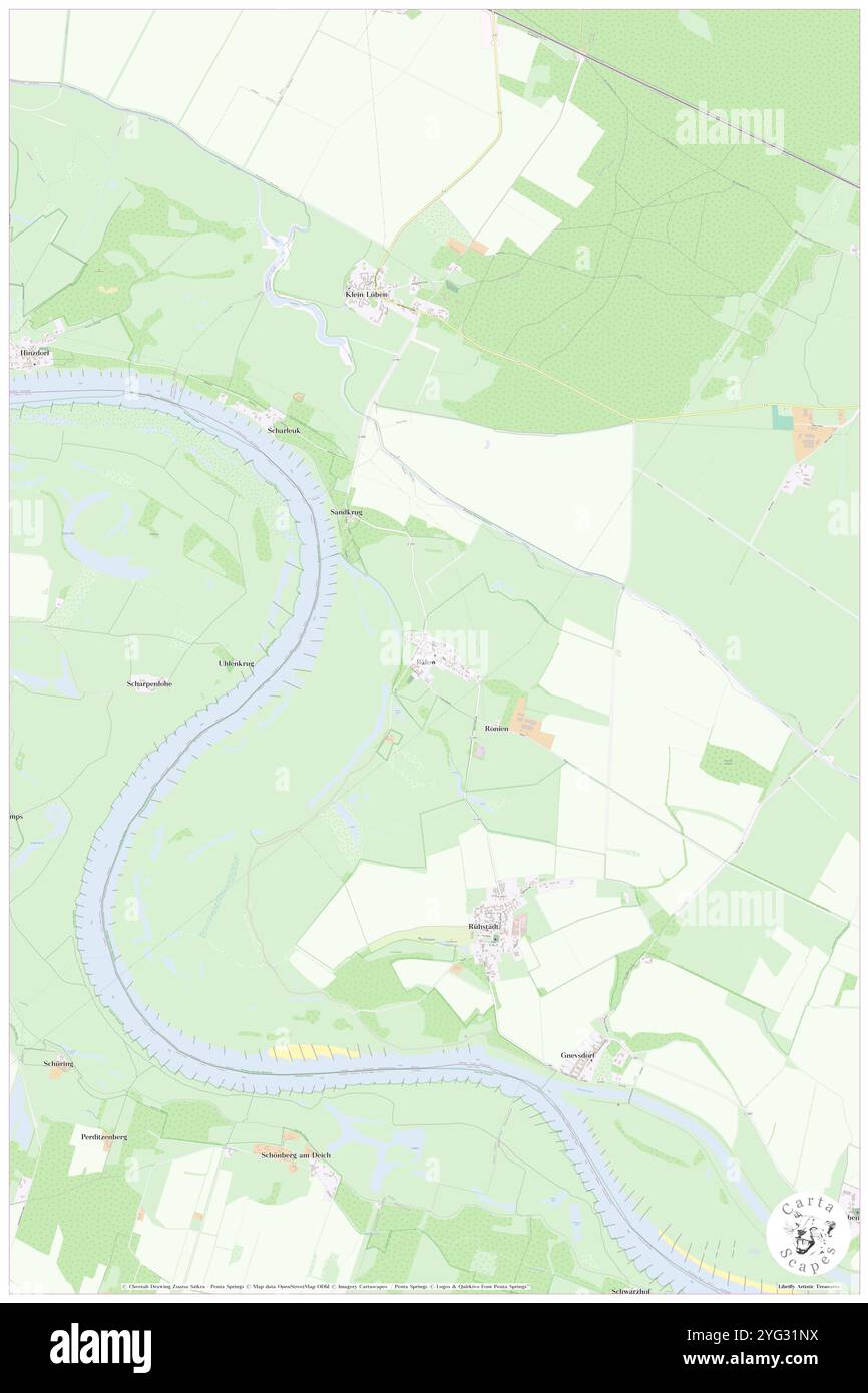 Baelow, DE, Allemagne, Brandebourg, N 52 56' 21'', N 11 51' 46'', carte, Carthascapes carte publiée en 2024. Explorez Cartascapes, une carte qui révèle la diversité des paysages, des cultures et des écosystèmes de la Terre. Voyage à travers le temps et l'espace, découvrir l'interconnexion du passé, du présent et de l'avenir de notre planète. Banque D'Images