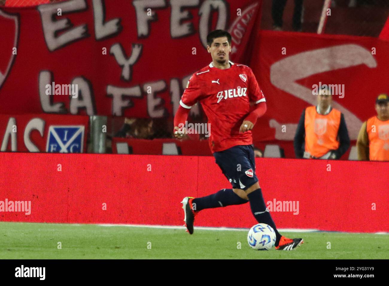 Argentine. 05 novembre 2024. Buenos Aires, 05.11.2024, de l'Independiente lors du match pour la Ligue Argentine au stade Ricardo Bochini ( Credit : Néstor J. Beremblum/Alamy Live News Banque D'Images