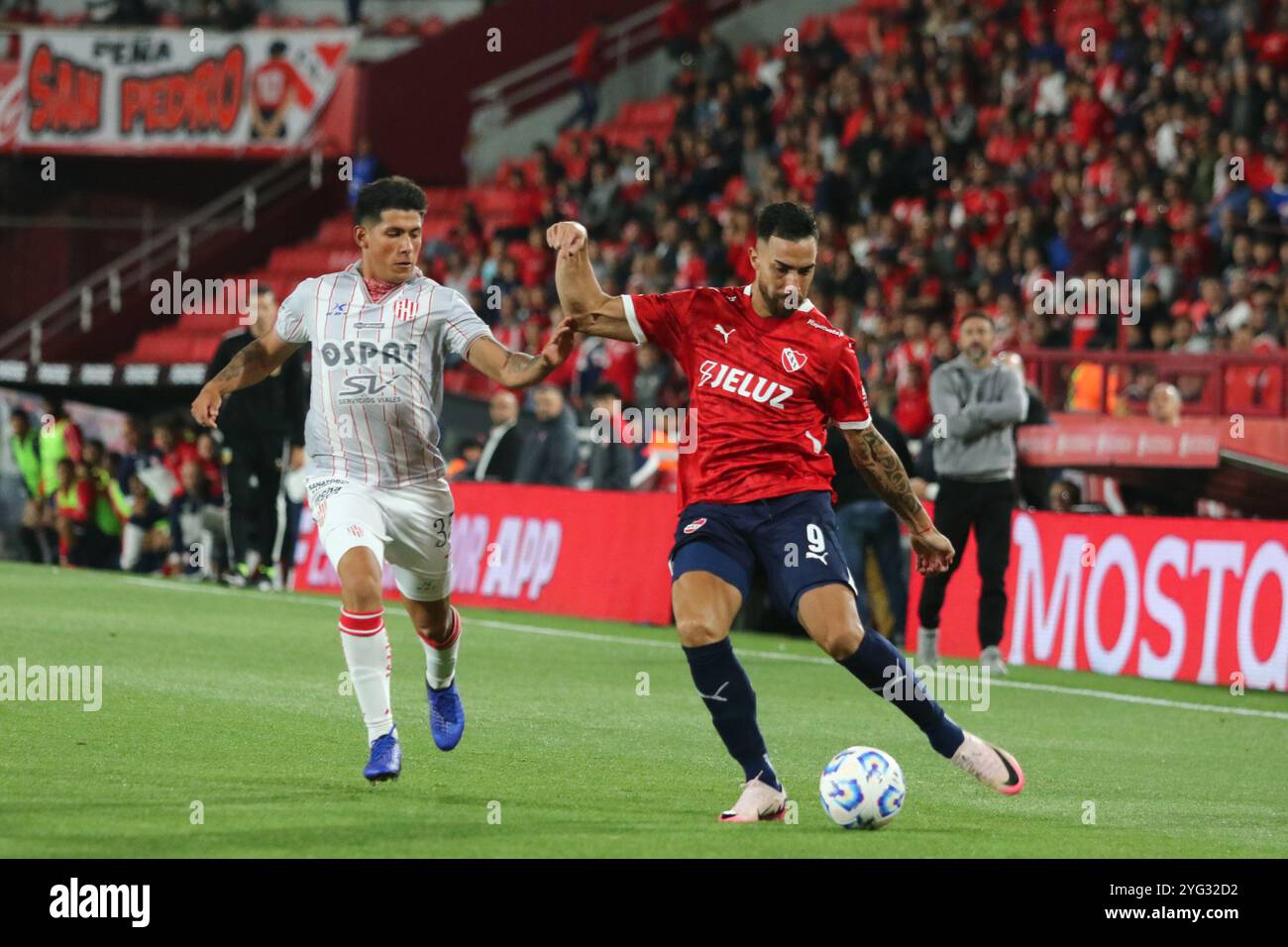 Argentine. 05 novembre 2024. Buenos Aires, 05.11.2024, Gabriel Avalos de Independiente lors du match pour la Ligue Argentine au stade Ricardo Bochini ( Credit : Néstor J. Beremblum/Alamy Live News Banque D'Images