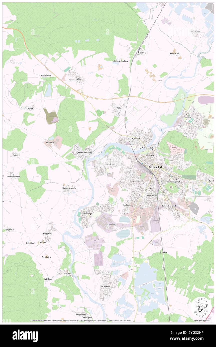 Ettmannsdorf, Haut-Palatinat, DE, Allemagne, Bavière, n 49 19' 39'', N 12 5' 11'', carte, Carthascapes carte publiée en 2024. Explorez Cartascapes, une carte qui révèle la diversité des paysages, des cultures et des écosystèmes de la Terre. Voyage à travers le temps et l'espace, découvrir l'interconnexion du passé, du présent et de l'avenir de notre planète. Banque D'Images