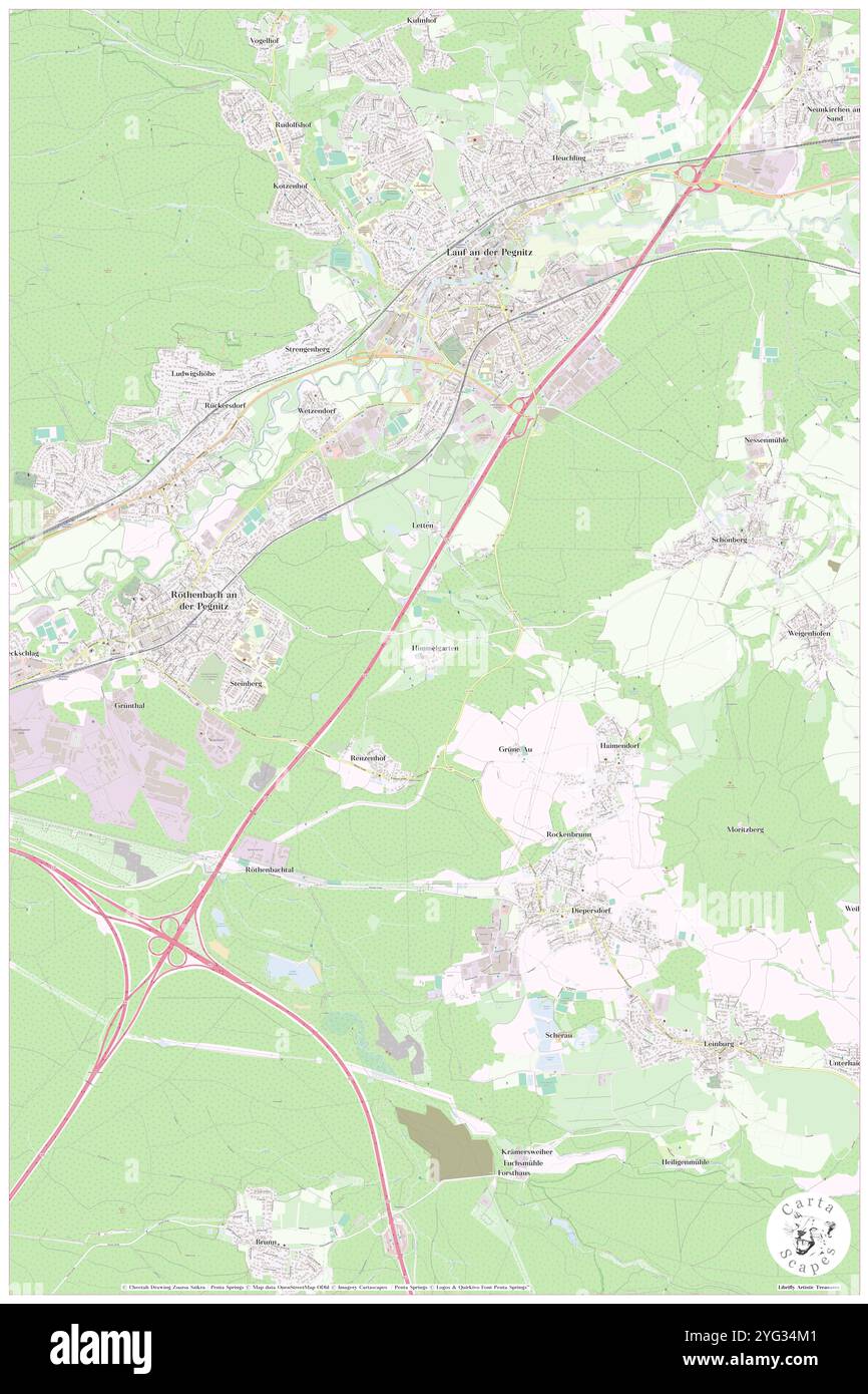 Himmelgarten, Regierungsbezirk Mittelfranken, DE, Allemagne, Bavière, n 49 28' 51'', N 11 16' 29'', carte, Cartascapes carte publiée en 2024. Explorez Cartascapes, une carte qui révèle la diversité des paysages, des cultures et des écosystèmes de la Terre. Voyage à travers le temps et l'espace, découvrir l'interconnexion du passé, du présent et de l'avenir de notre planète. Banque D'Images