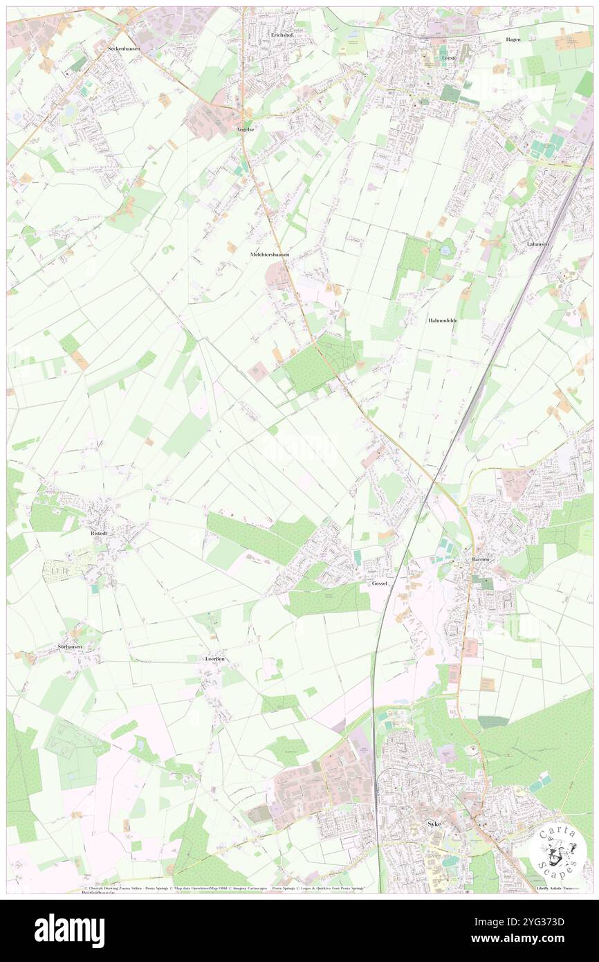 Streitheide, DE, Allemagne, basse-Saxe, N 52 57' 6'', N 8 47' 48'', carte, Carthascapes carte publiée en 2024. Explorez Cartascapes, une carte qui révèle la diversité des paysages, des cultures et des écosystèmes de la Terre. Voyage à travers le temps et l'espace, découvrir l'interconnexion du passé, du présent et de l'avenir de notre planète. Banque D'Images