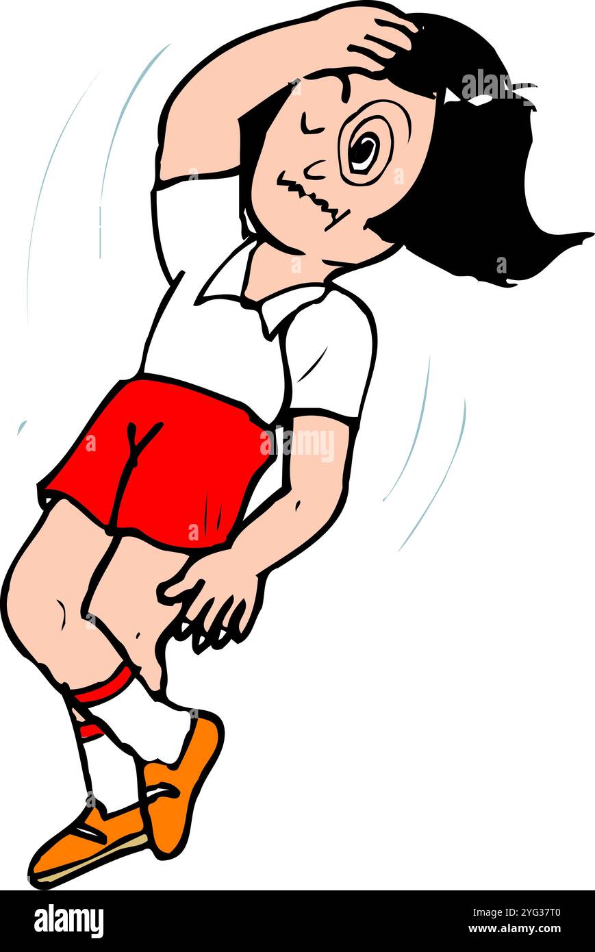 Debout étourdi Banque D'Images