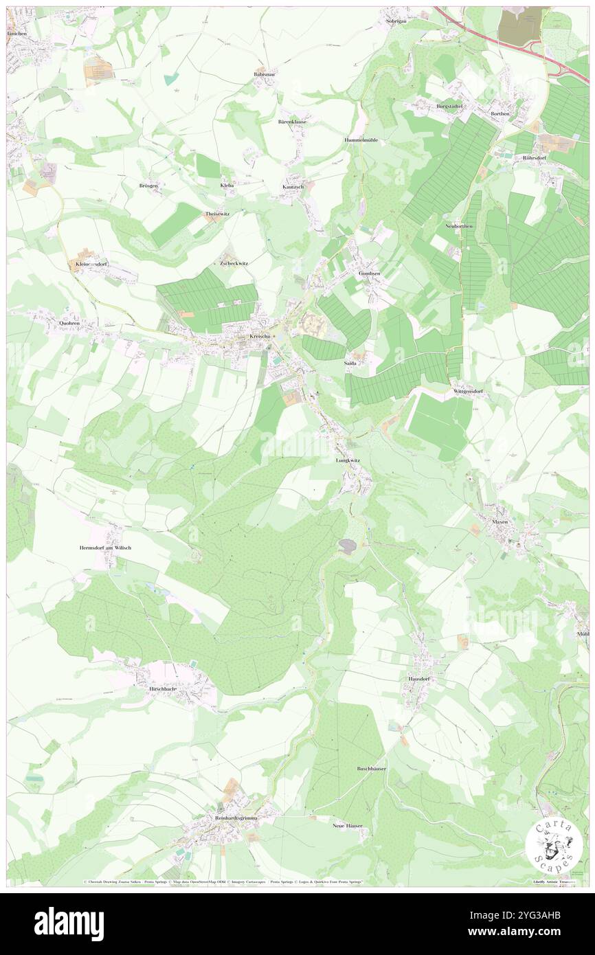 Burgberg, DE, Allemagne, Saxe, N 50 55' 59'', N 13 46' 0'', carte, Carthascapes carte publiée en 2024. Explorez Cartascapes, une carte qui révèle la diversité des paysages, des cultures et des écosystèmes de la Terre. Voyage à travers le temps et l'espace, découvrir l'interconnexion du passé, du présent et de l'avenir de notre planète. Banque D'Images