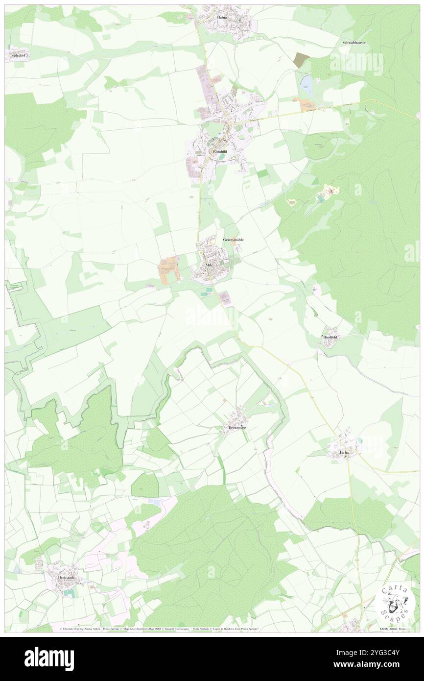 Milz, DE, Allemagne, N 50 18' 58'', N 10 21' 47'', carte, Cartascapes carte publiée en 2024. Explorez Cartascapes, une carte qui révèle la diversité des paysages, des cultures et des écosystèmes de la Terre. Voyage à travers le temps et l'espace, découvrir l'interconnexion du passé, du présent et de l'avenir de notre planète. Banque D'Images