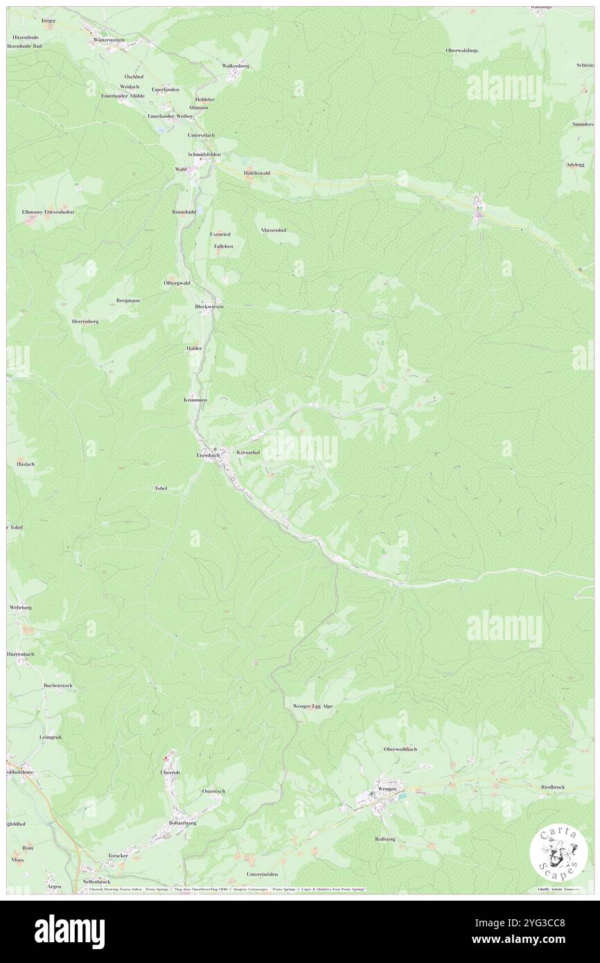 Kreuzthal, DE, Allemagne, Bavière, N 47 43' 0'', N 10 7' 59'', carte, Carthascapes carte publiée en 2024. Explorez Cartascapes, une carte qui révèle la diversité des paysages, des cultures et des écosystèmes de la Terre. Voyage à travers le temps et l'espace, découvrir l'interconnexion du passé, du présent et de l'avenir de notre planète. Banque D'Images