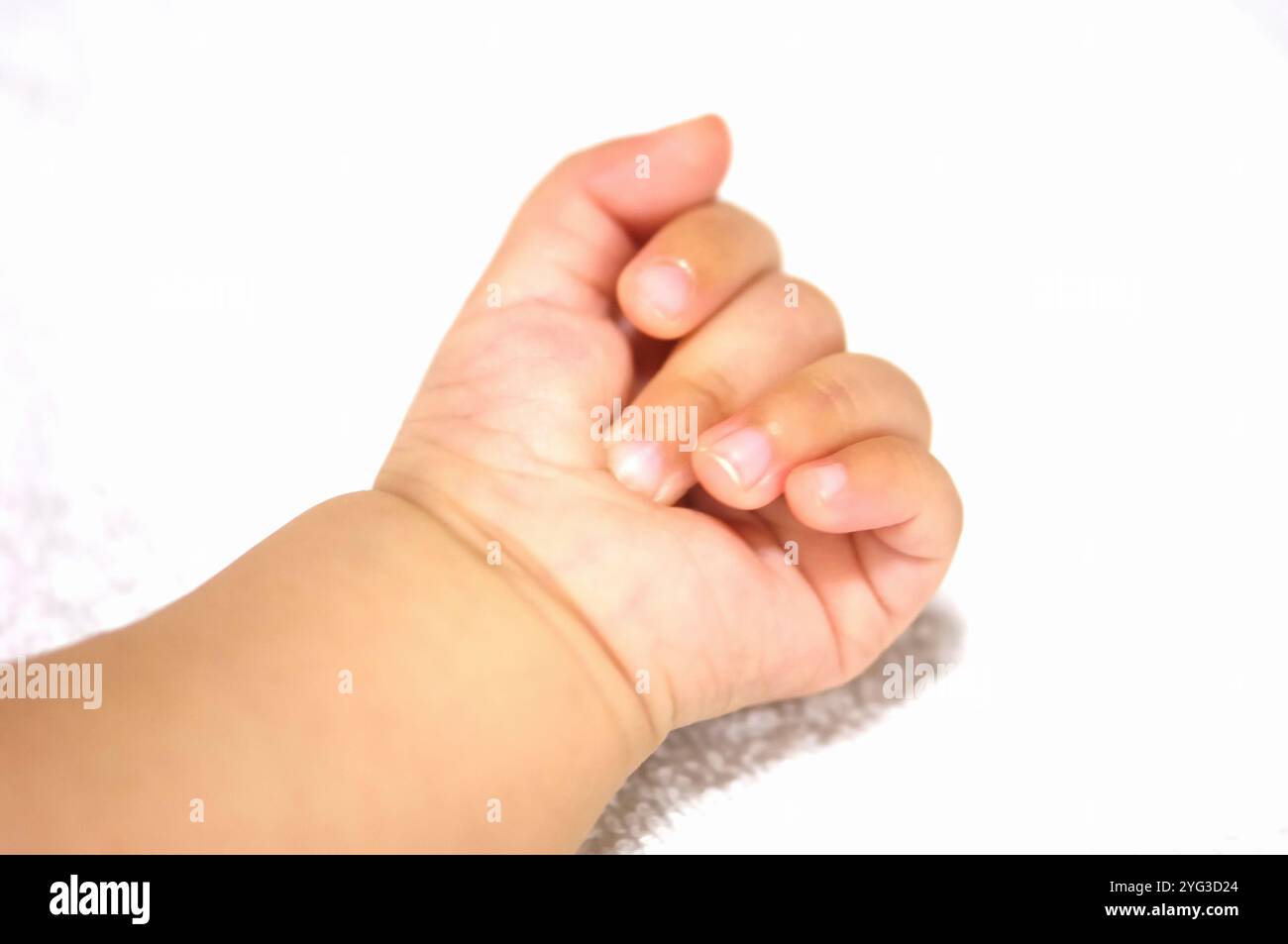 Mains de bébé Banque D'Images
