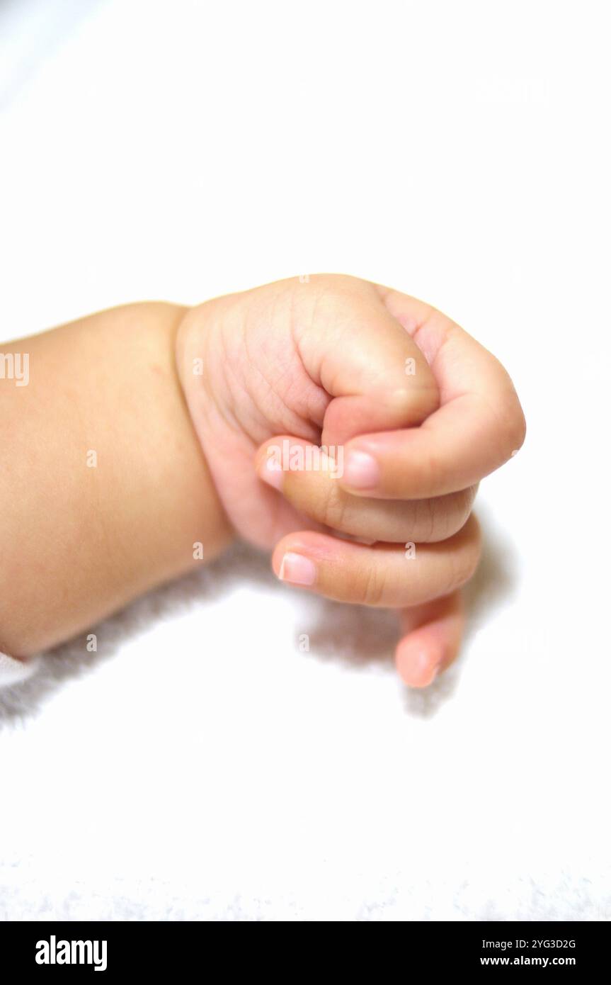 Mains de bébé Banque D'Images
