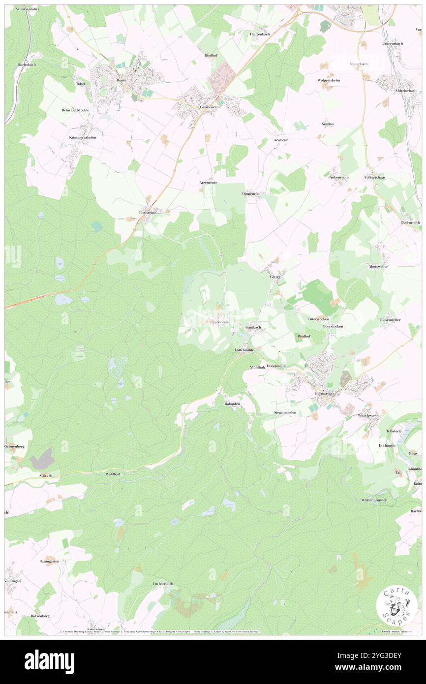 Engenreute, Tübingen Region, DE, Allemagne, Bade-Wurtemberg, n 47 51' 40'', N 9 43' 19'', carte, Carthascapes carte publiée en 2024. Explorez Cartascapes, une carte qui révèle la diversité des paysages, des cultures et des écosystèmes de la Terre. Voyage à travers le temps et l'espace, découvrir l'interconnexion du passé, du présent et de l'avenir de notre planète. Banque D'Images