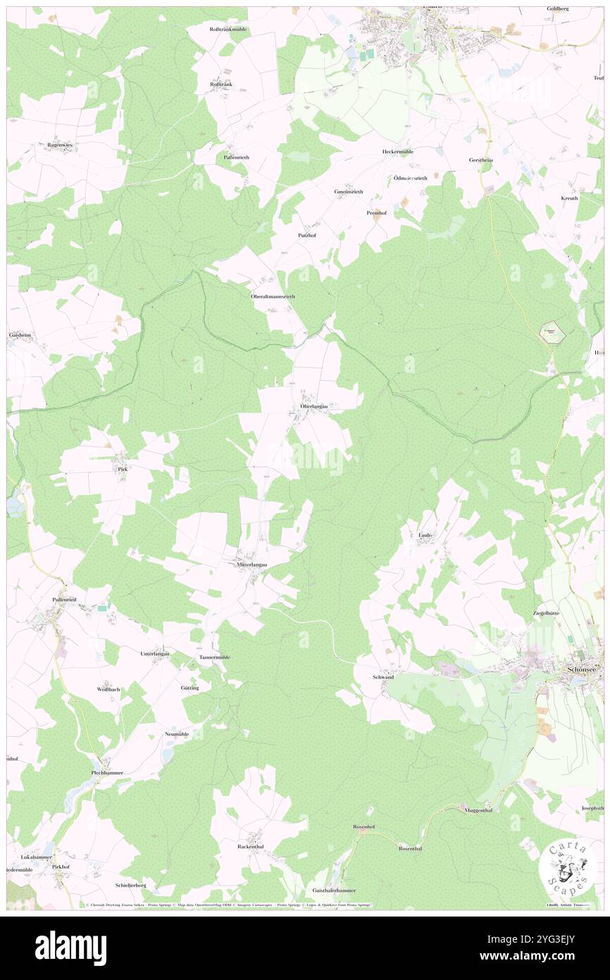 Langau, DE, Allemagne, Bavière, N 49 31' 59'', N 12 30' 0'', carte, Carthascapes carte publiée en 2024. Explorez Cartascapes, une carte qui révèle la diversité des paysages, des cultures et des écosystèmes de la Terre. Voyage à travers le temps et l'espace, découvrir l'interconnexion du passé, du présent et de l'avenir de notre planète. Banque D'Images