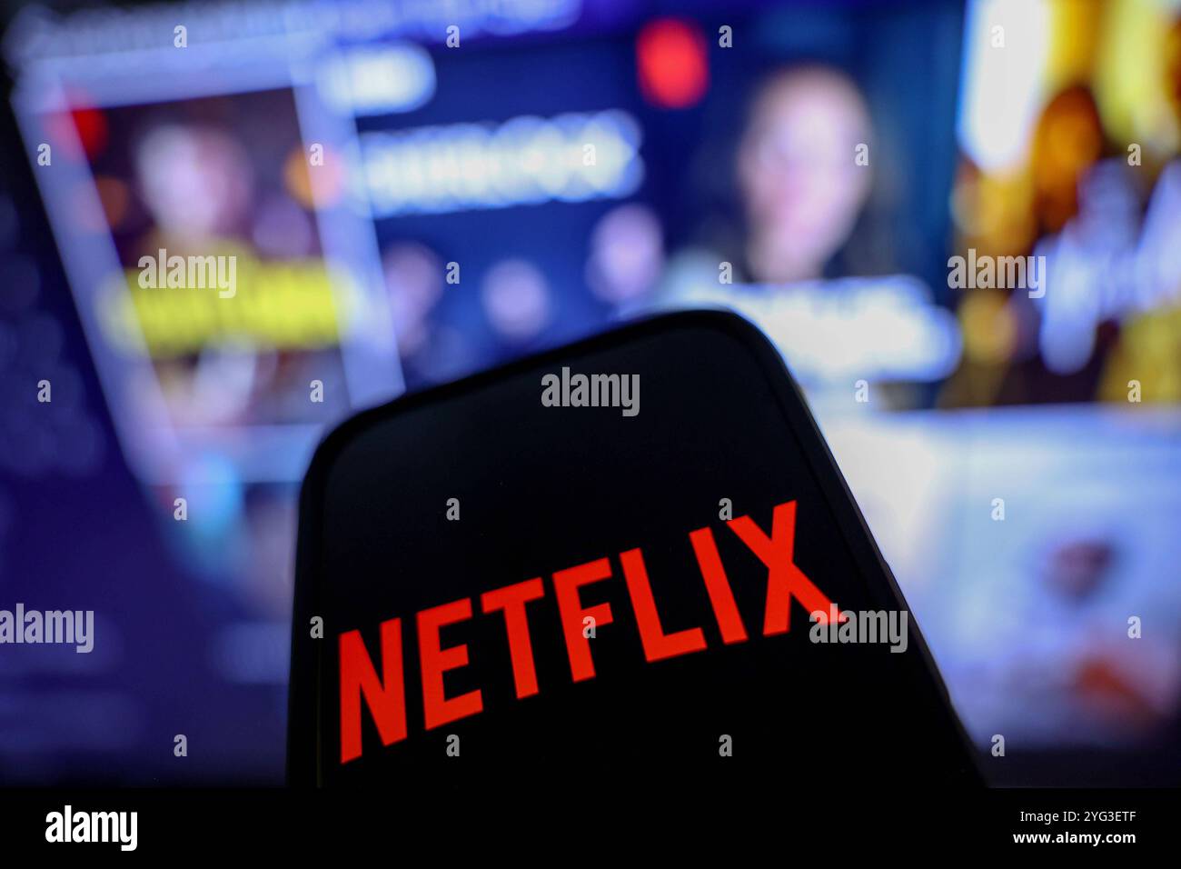 Razzia BEI Netflix - Verdacht auf Steuerhinterzieung Ermittler haben am Dienstag Büros des US-streaming-Riesen in Frankreich und den Niederlanden wegen des Verdachts der Steuerhinterziehung durchsucht. *** Netflix a perquisitionné sur suspicion d'évasion fiscale les enquêteurs ont perquisitionné les bureaux du géant américain du streaming en France et aux pays-Bas mardi sur suspicion d'évasion fiscale xMSx Banque D'Images