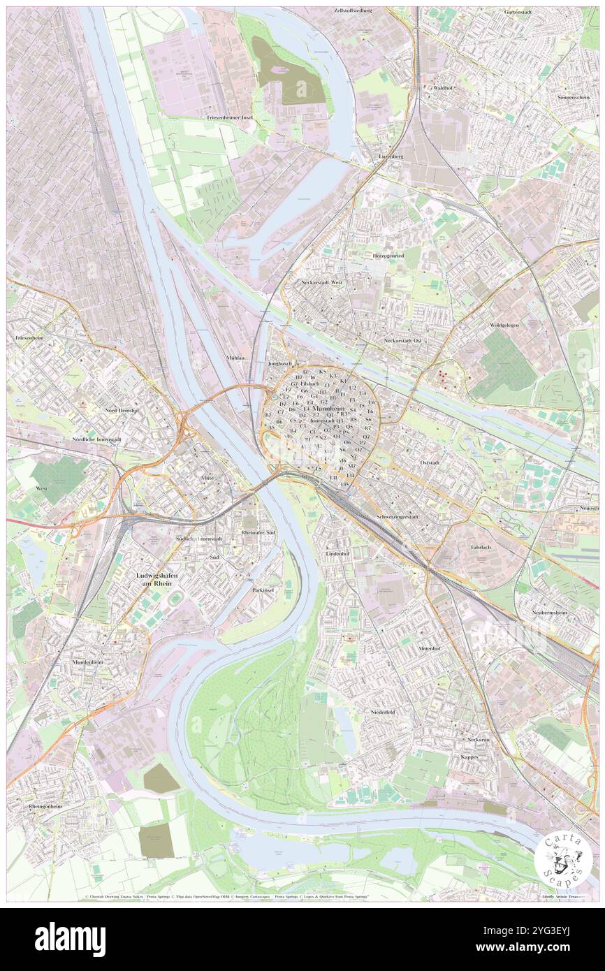 Friedrichsburg, Karlsruhe Region, DE, Allemagne, Bade-Wurtemberg, n 49 29' 3'', N 8 27' 46'', carte, Carthascapes carte publiée en 2024. Explorez Cartascapes, une carte qui révèle la diversité des paysages, des cultures et des écosystèmes de la Terre. Voyage à travers le temps et l'espace, découvrir l'interconnexion du passé, du présent et de l'avenir de notre planète. Banque D'Images