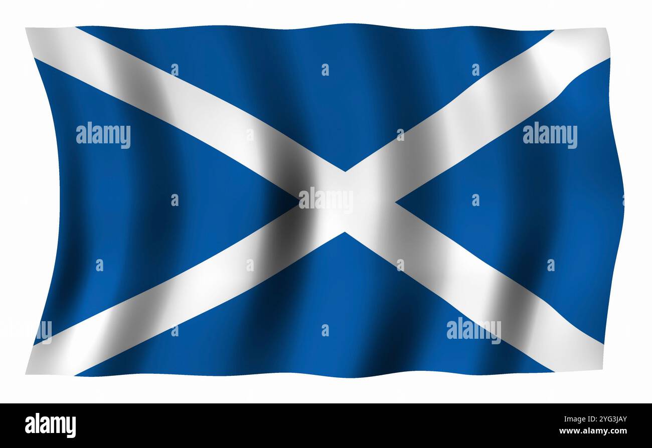 Drapeau écossais Banque D'Images