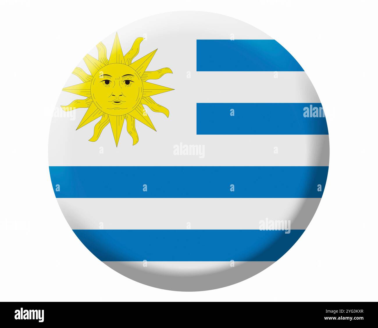 Drapeau de l’Uruguay Banque D'Images Drapeau de l’Uruguay Banque D'Images