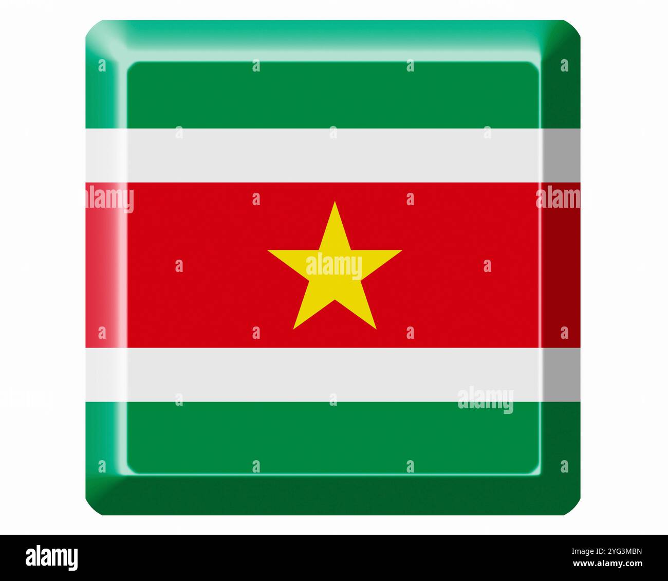 Drapeau surinamais Banque D'Images Drapeau surinamais Banque D'Images